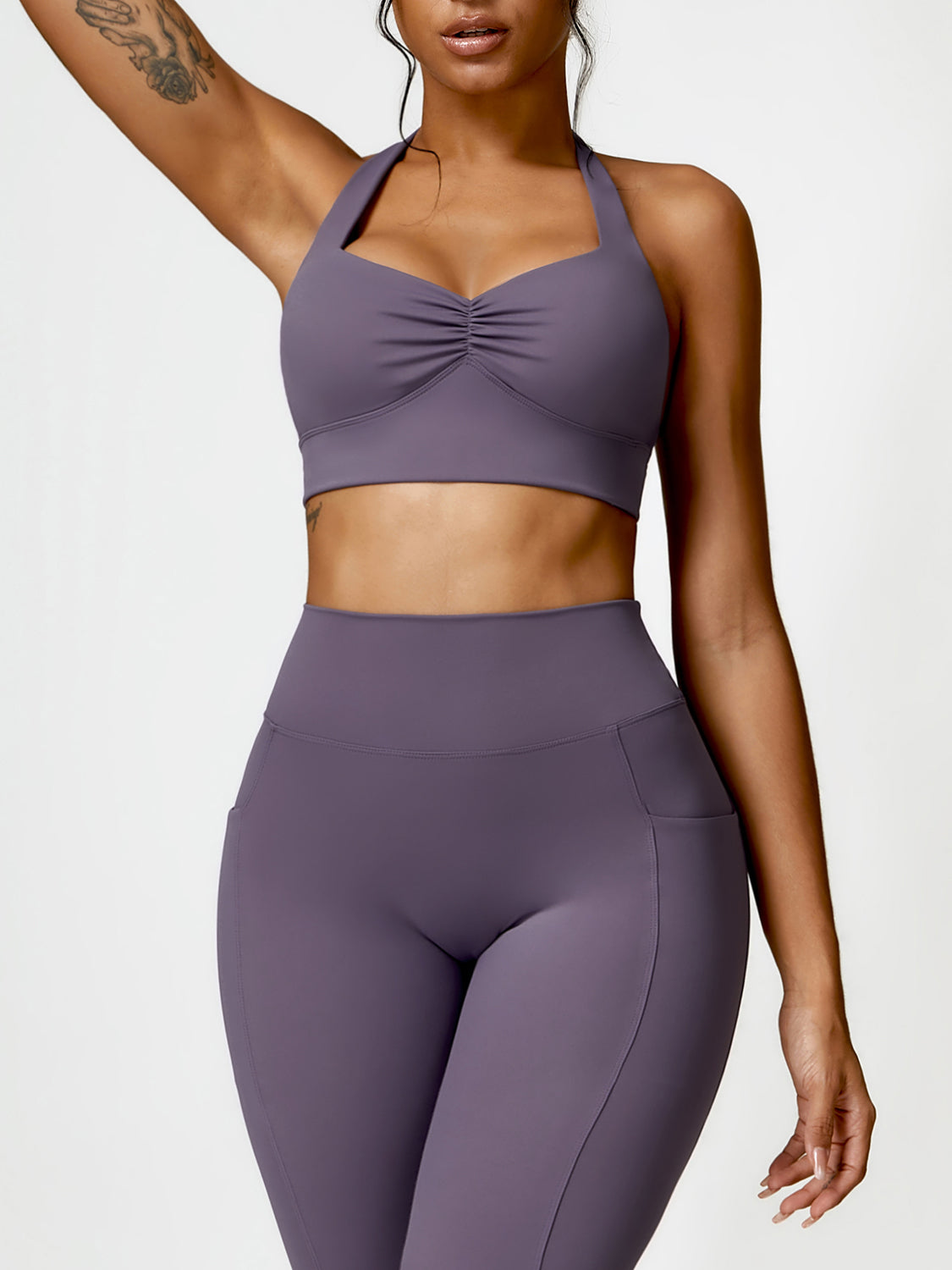 Halter Neck Active Bra